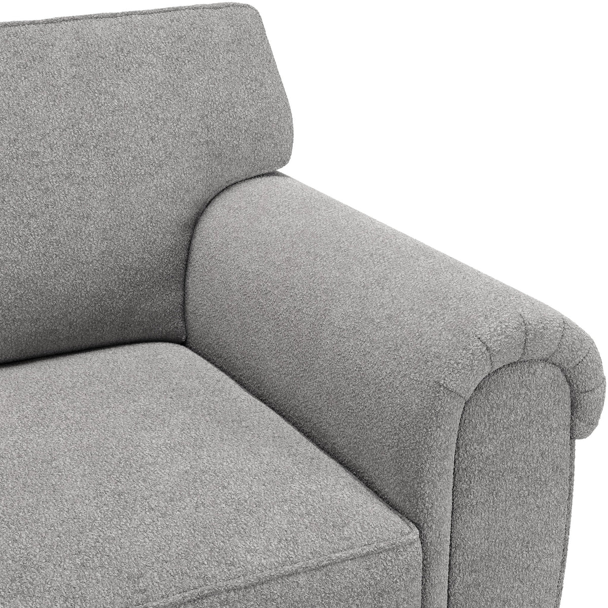 Jessie Boucle Snuggle Armchair