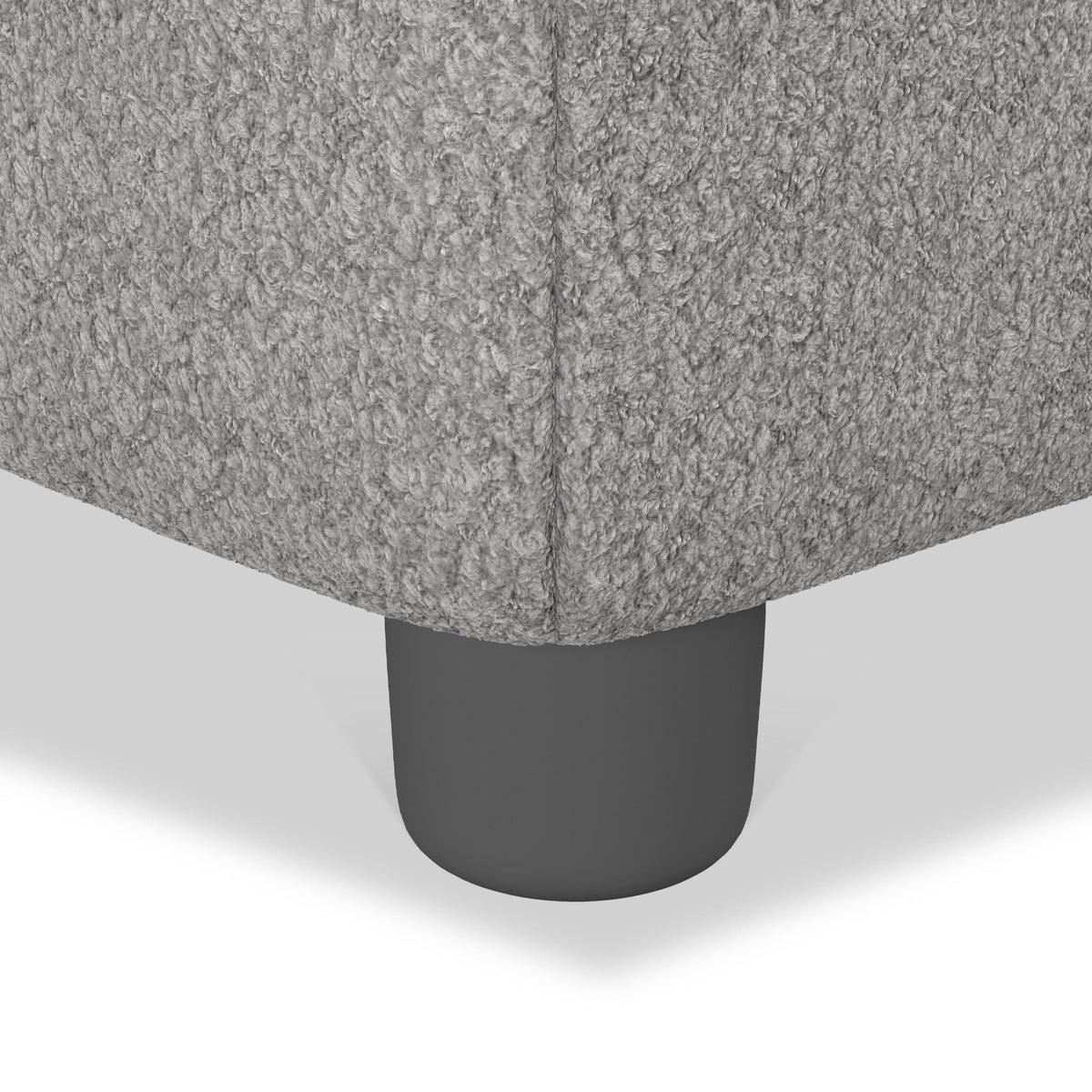 Jessie Boucle Small Storage Footstool
