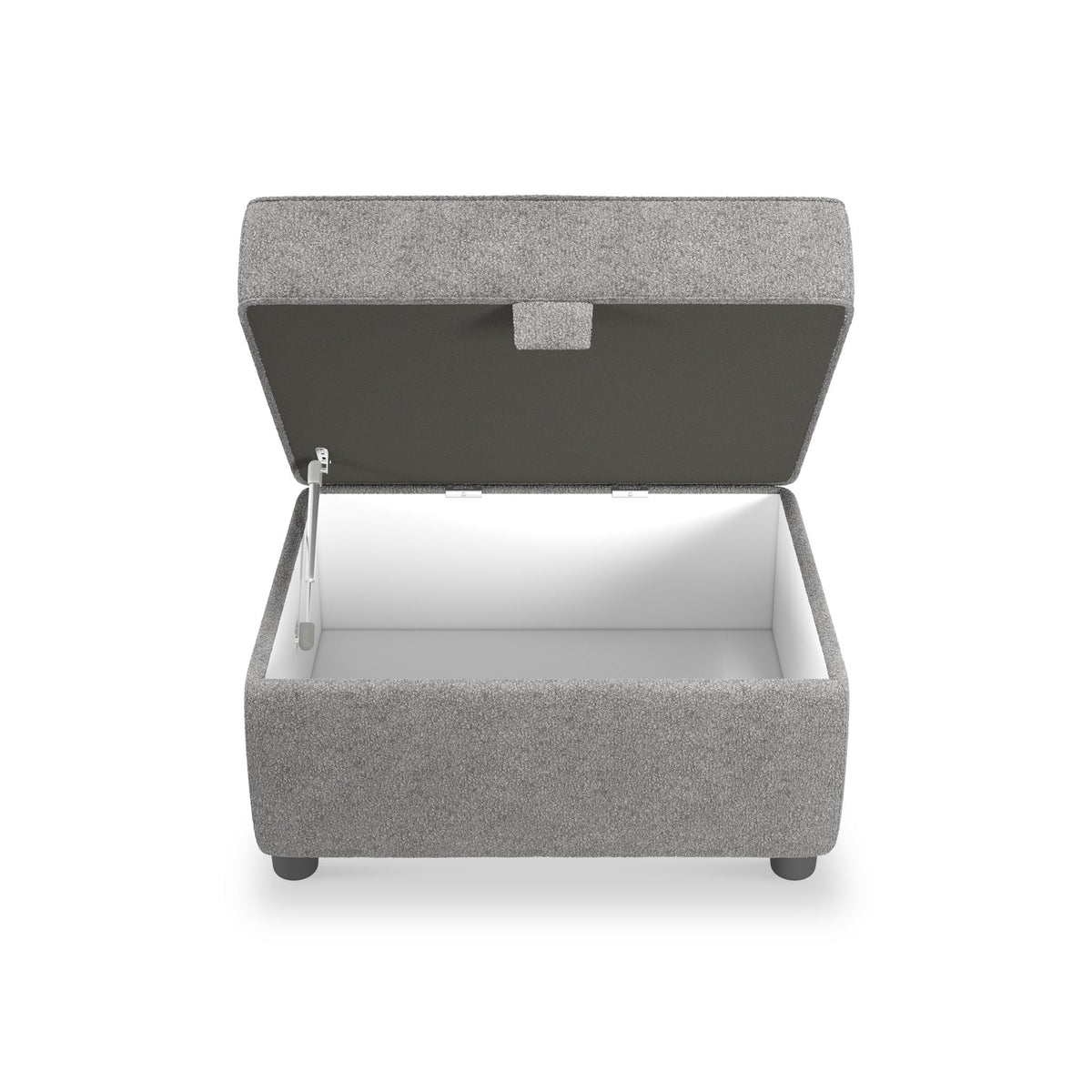 Jessie Boucle Small Storage Footstool