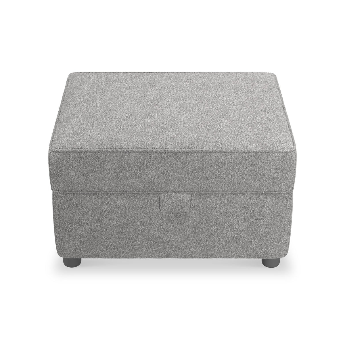 Jessie Boucle Small Storage Footstool