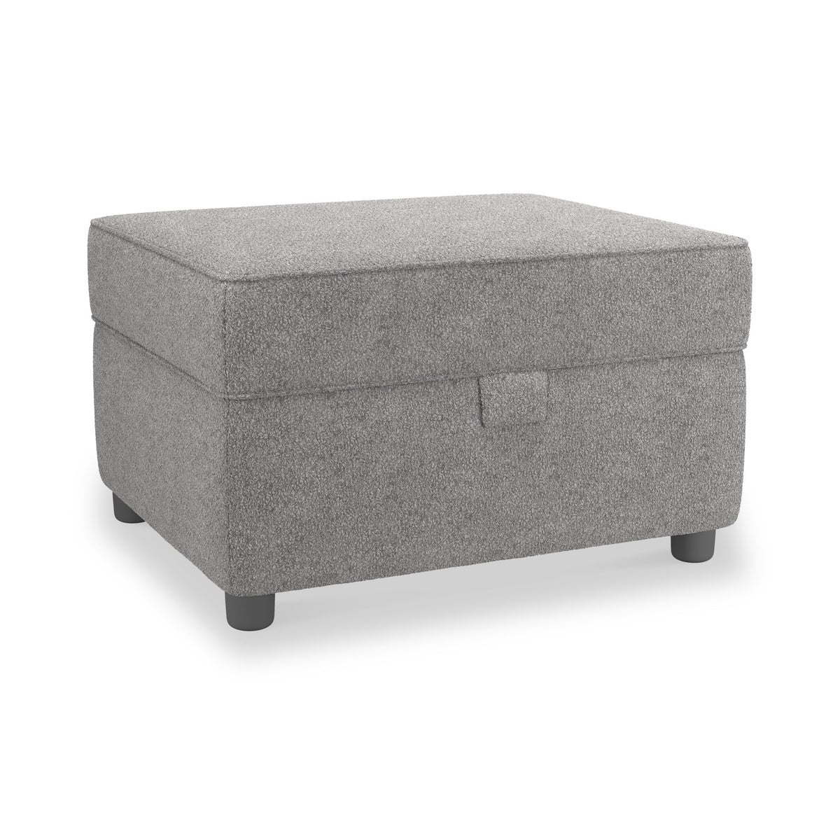Jessie Boucle Small Storage Footstool