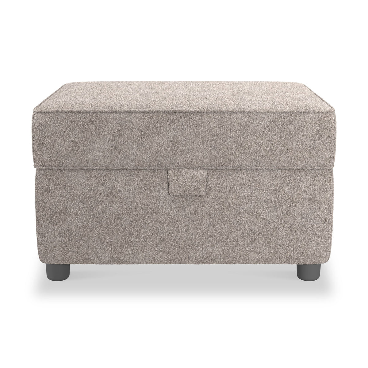 Jessie Boucle Small Storage Footstool