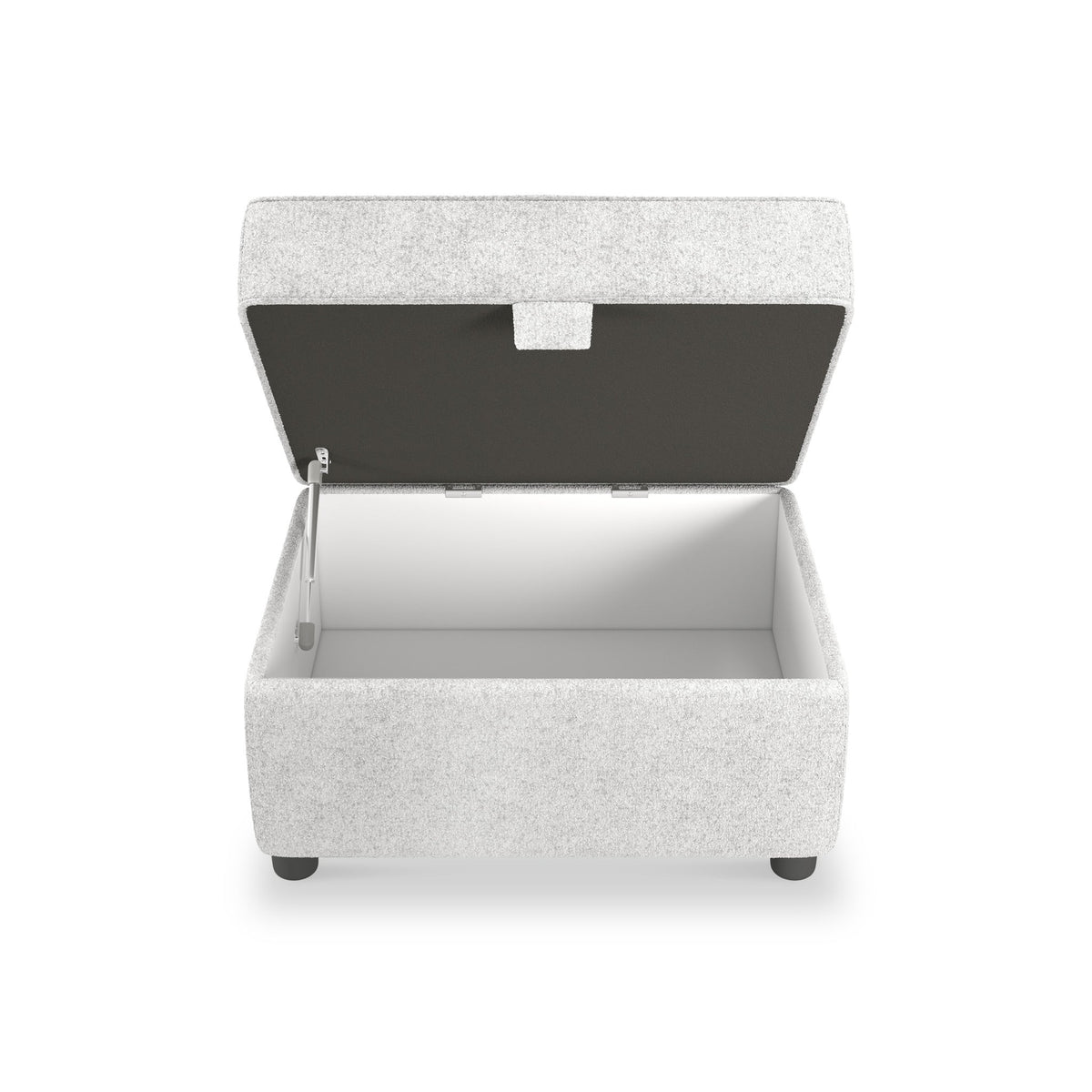 Jessie Boucle Small Storage Footstool