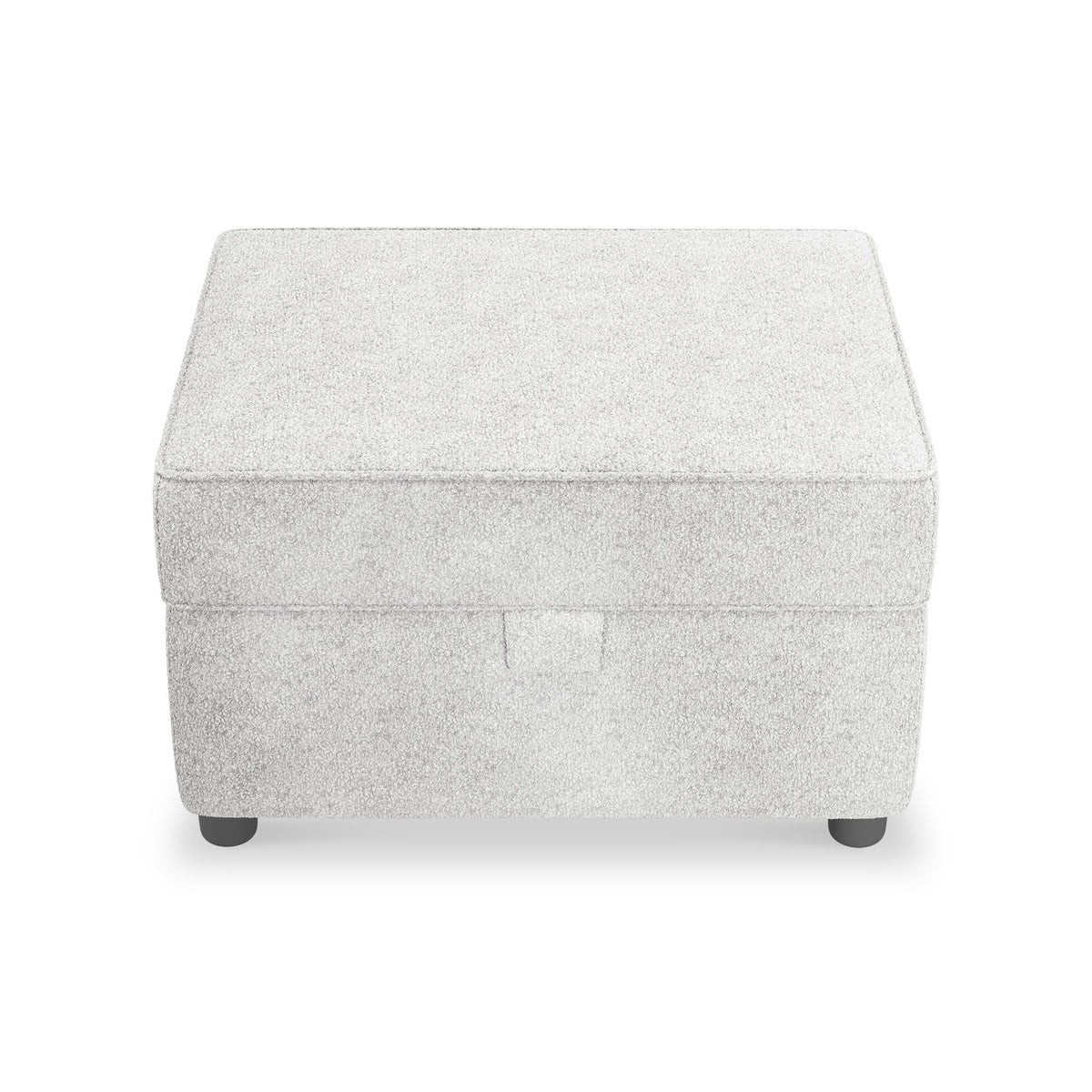 Jessie Boucle Small Storage Footstool
