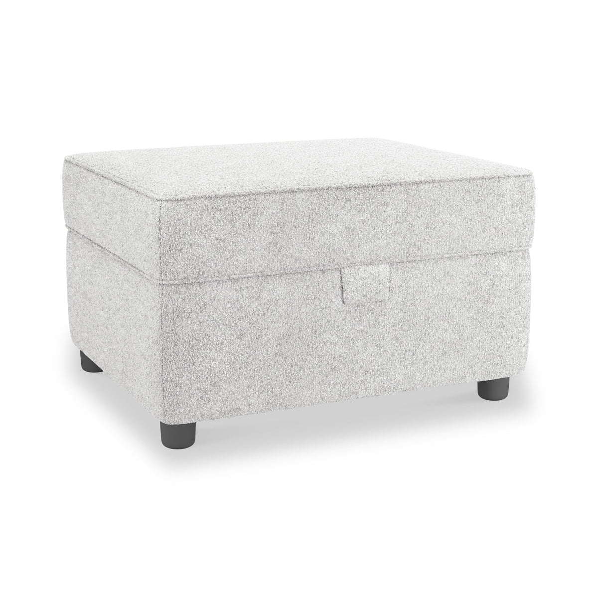 Jessie Boucle Small Storage Footstool