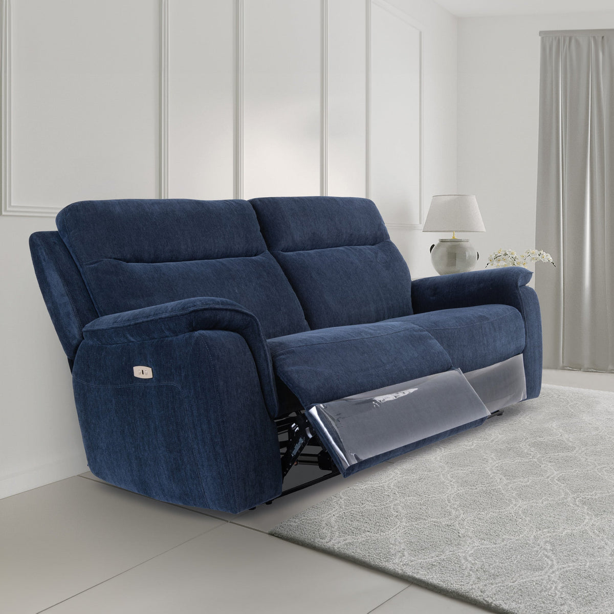 Weston Fabric Power Reclining 3 Seater Sofa