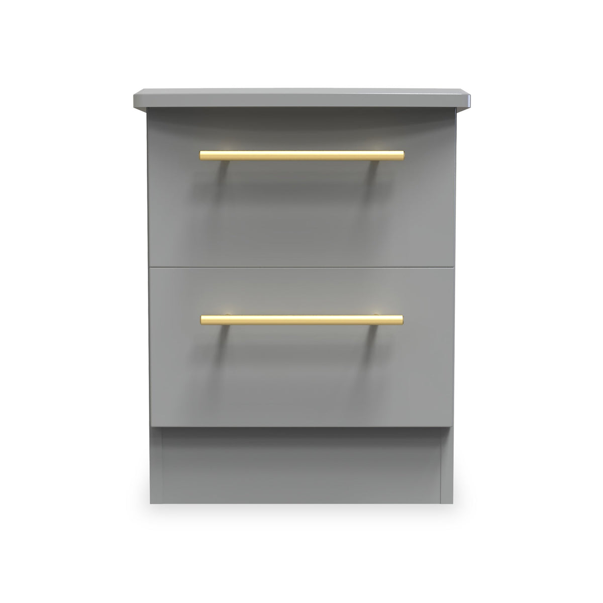 Bramham Grey 2 Drawer Bedside