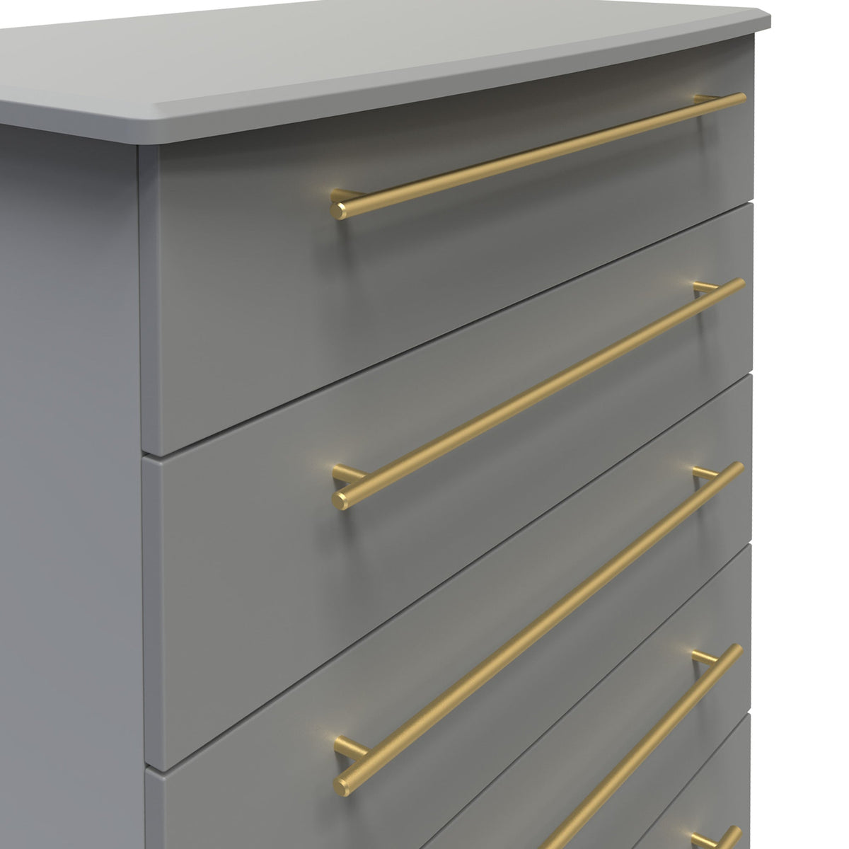 Bramham Grey 5 Drawer Chest