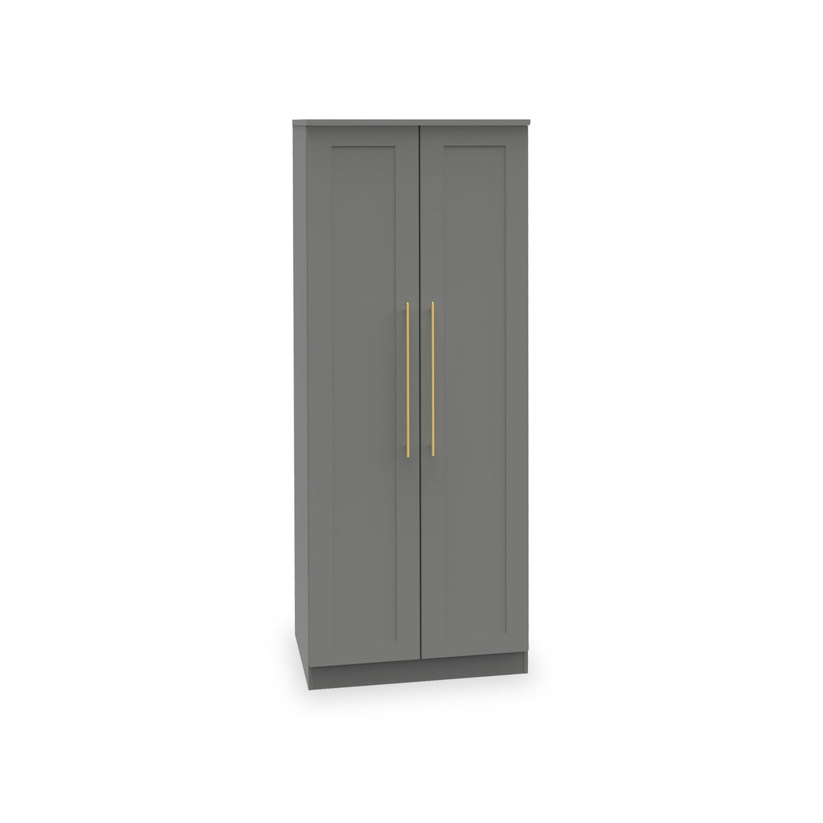 Bramham Grey 2 Door Wardrobe