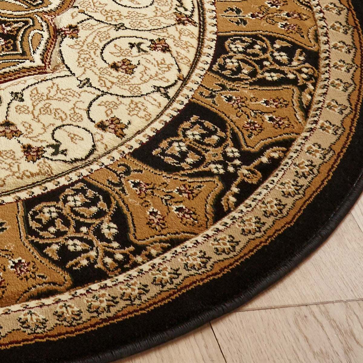 Holden Oriental Stain Resistant Circular Rug