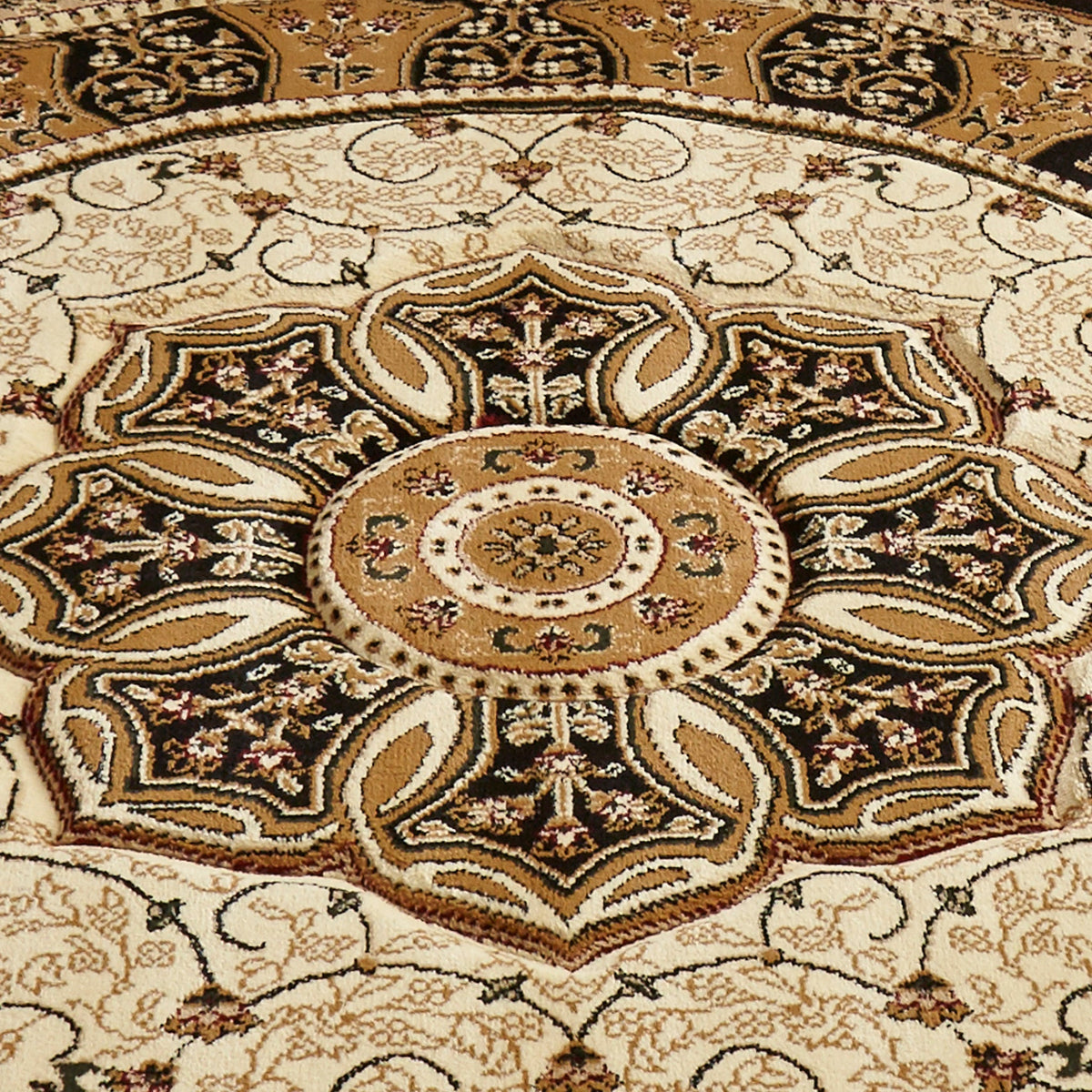 Holden Oriental Stain Resistant Circular Rug