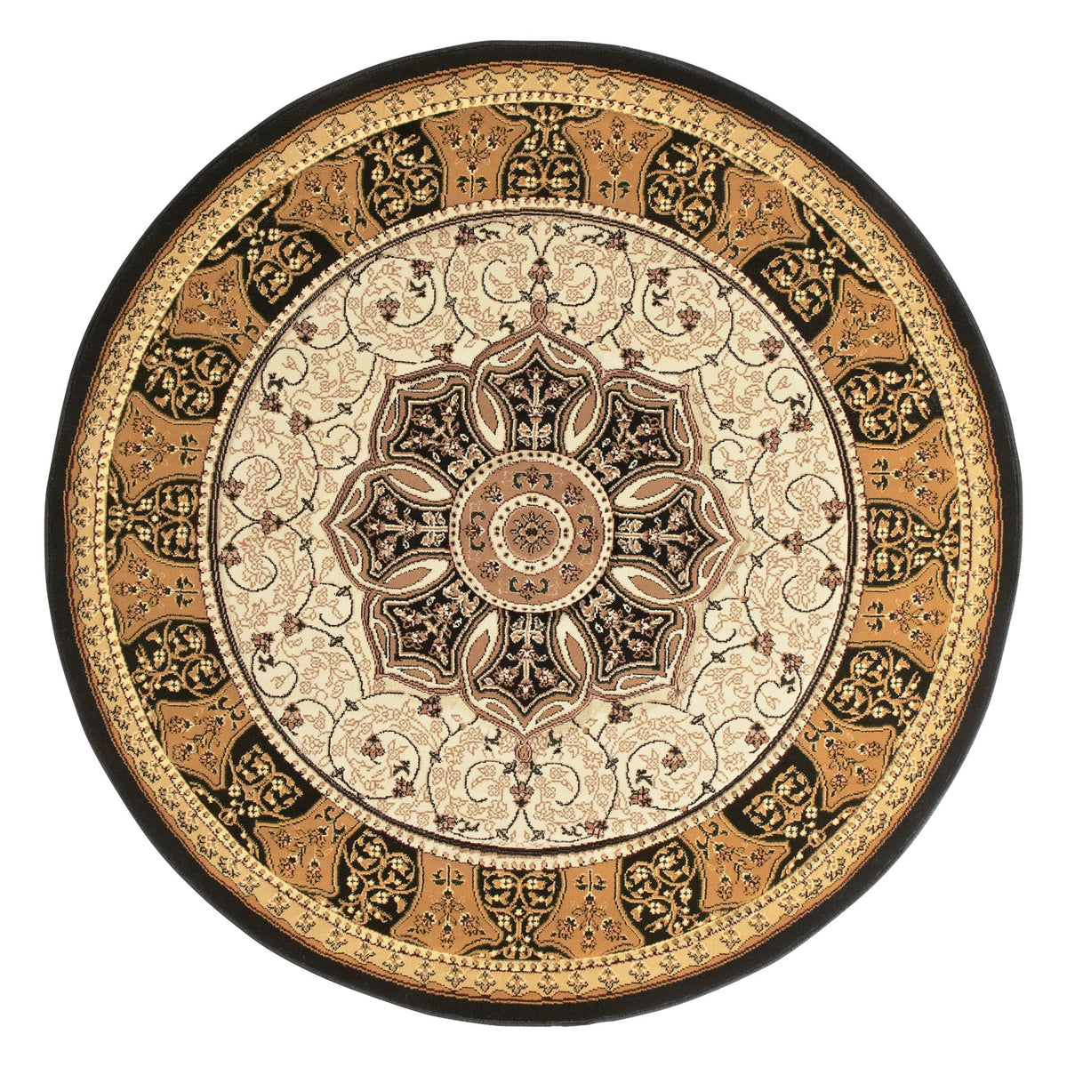 Holden Oriental Stain Resistant Circular Rug