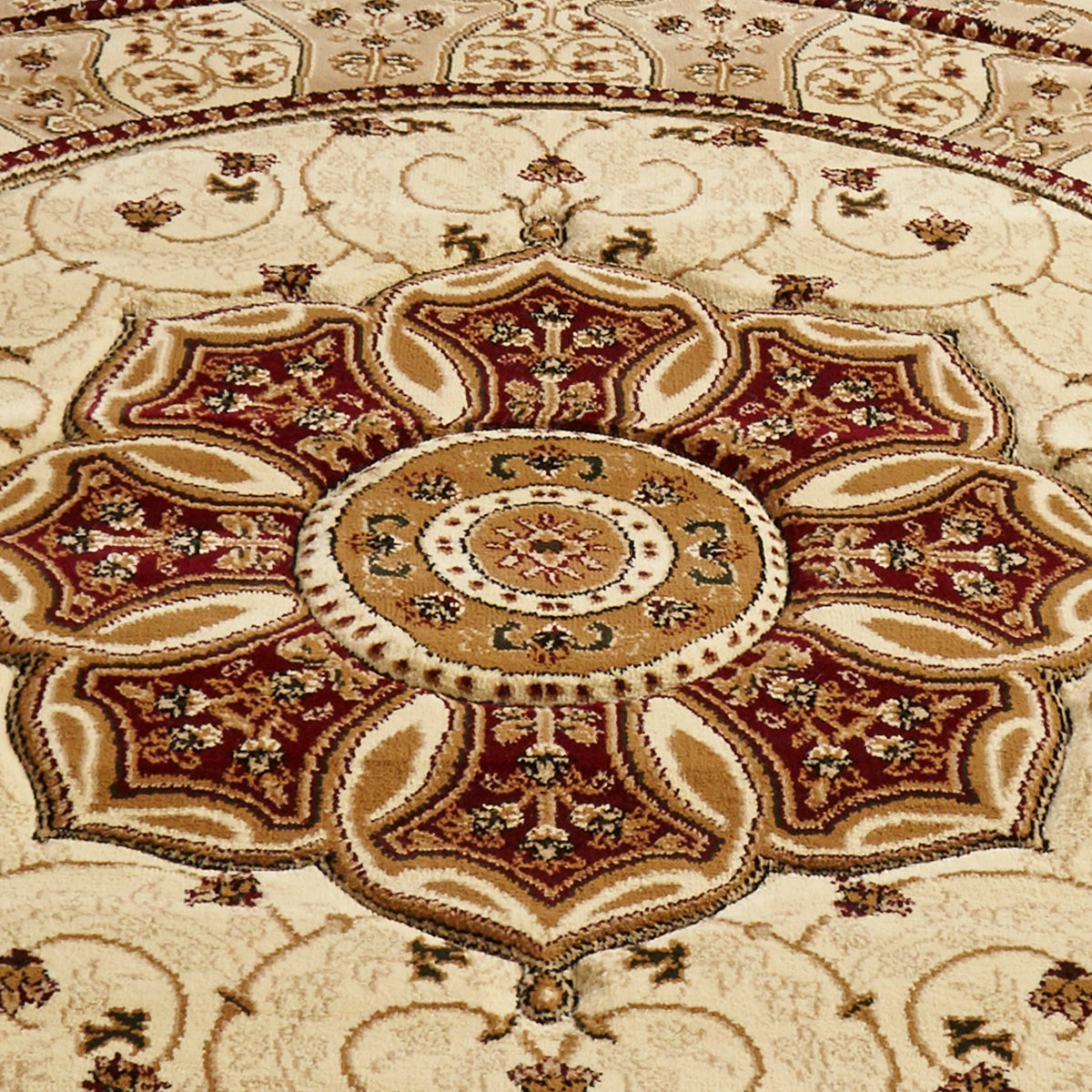 Holden Oriental Stain Resistant Circular Rug