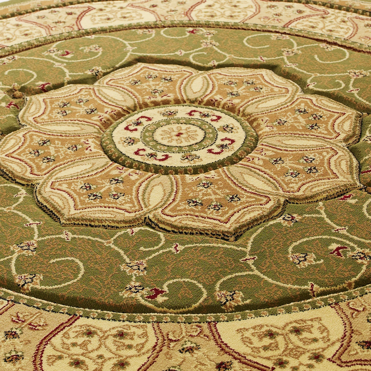 Holden Oriental Stain Resistant Circular Rug