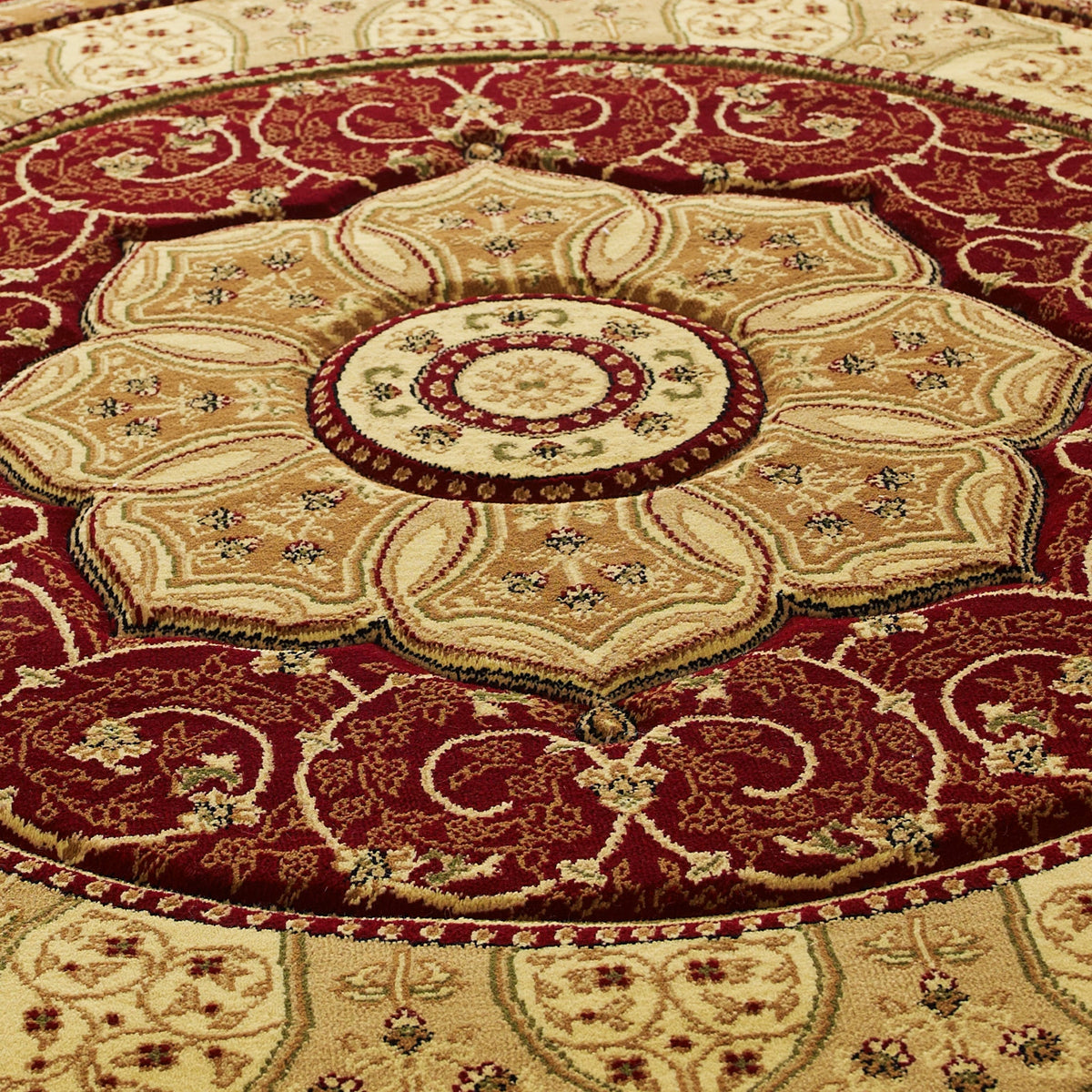 Holden Oriental Stain Resistant Circular Rug