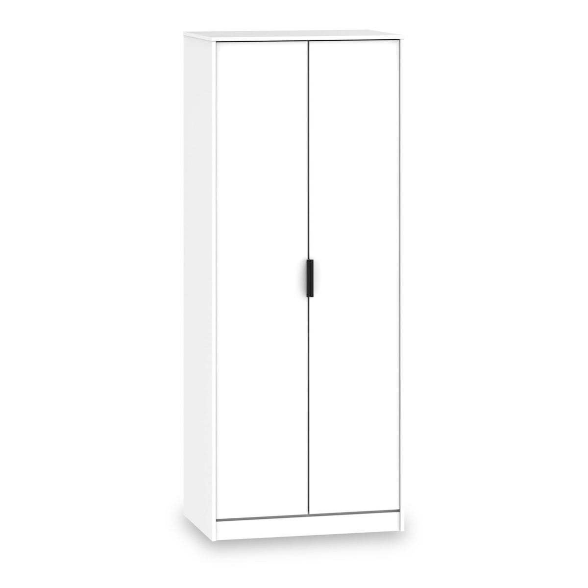 Asher White 2 Door Double Wardrobe