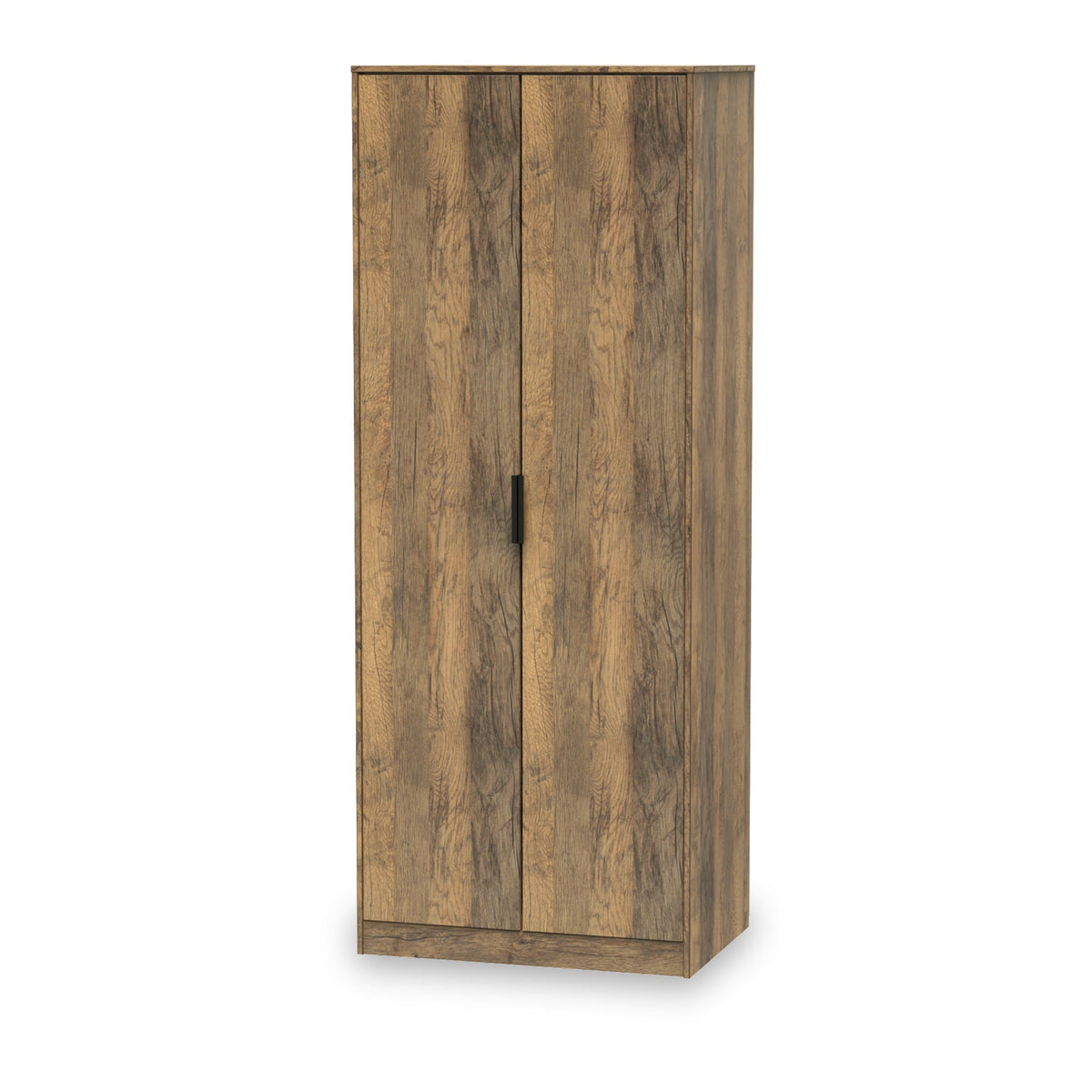 Moreno Rustic Oak 2 Door Double Wardrobe