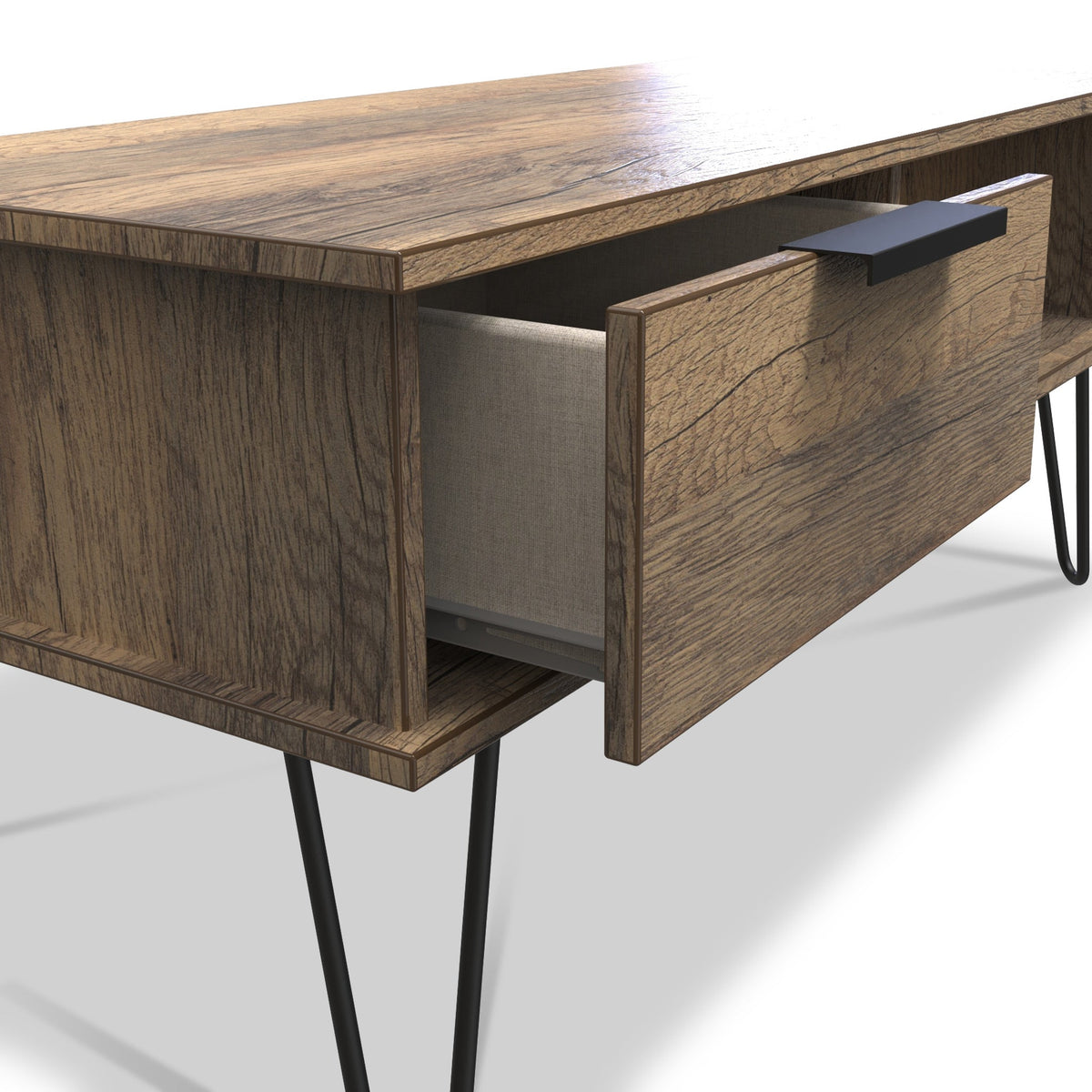 Moreno Rustic Oak 1 Drawer Coffee Table