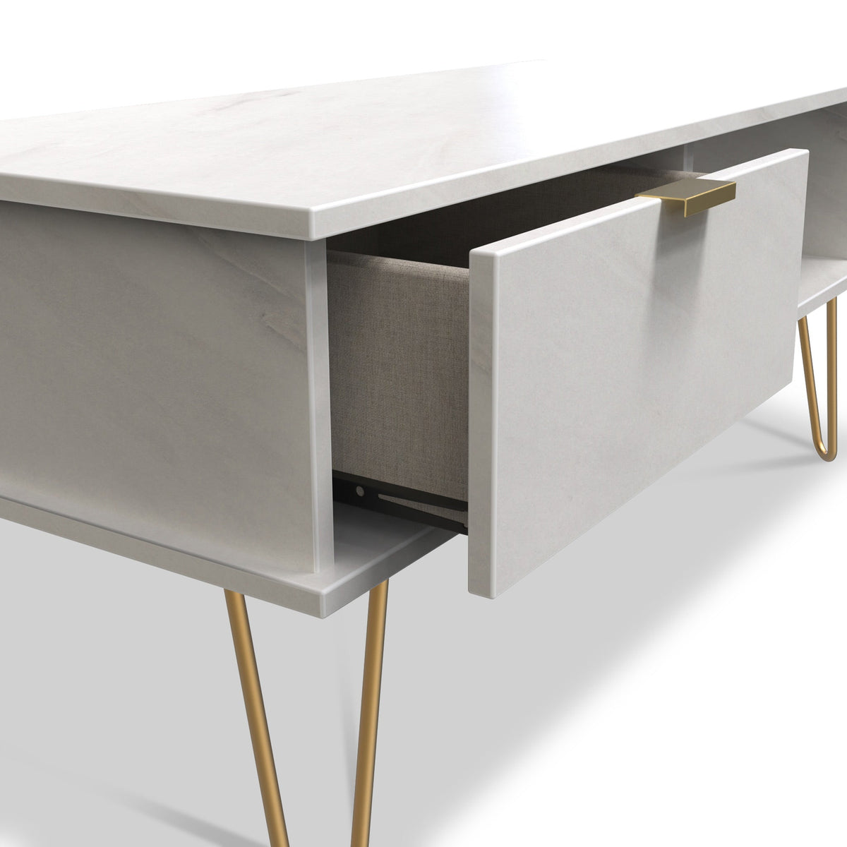 Moreno Marble 1 Drawer Coffee Table