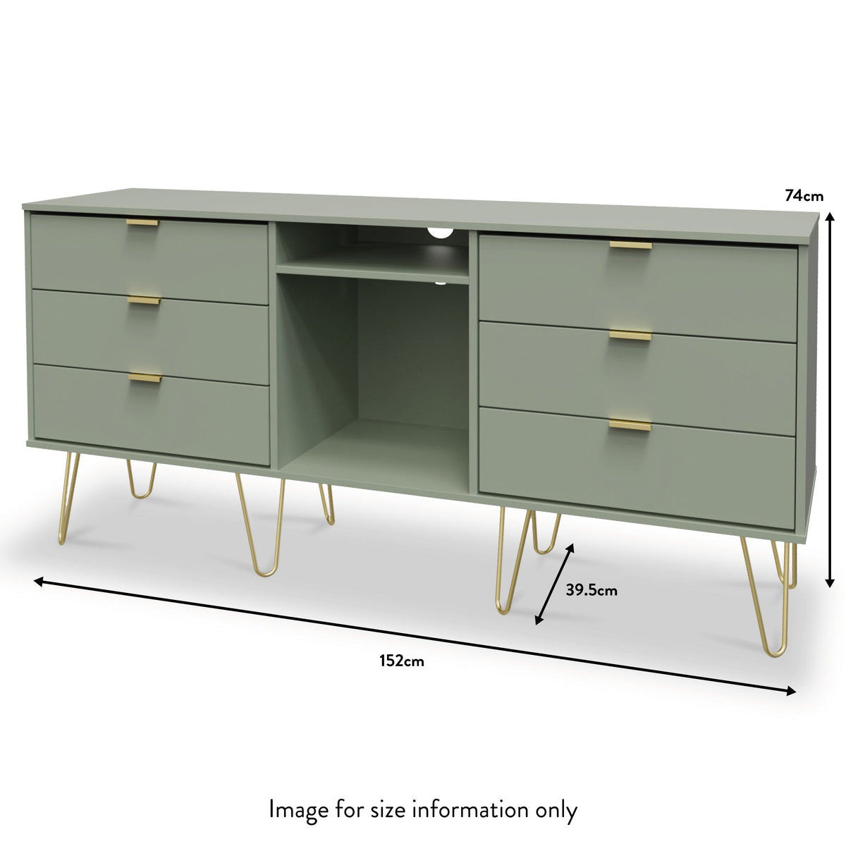 Moreno 6 Drawer Sideboard