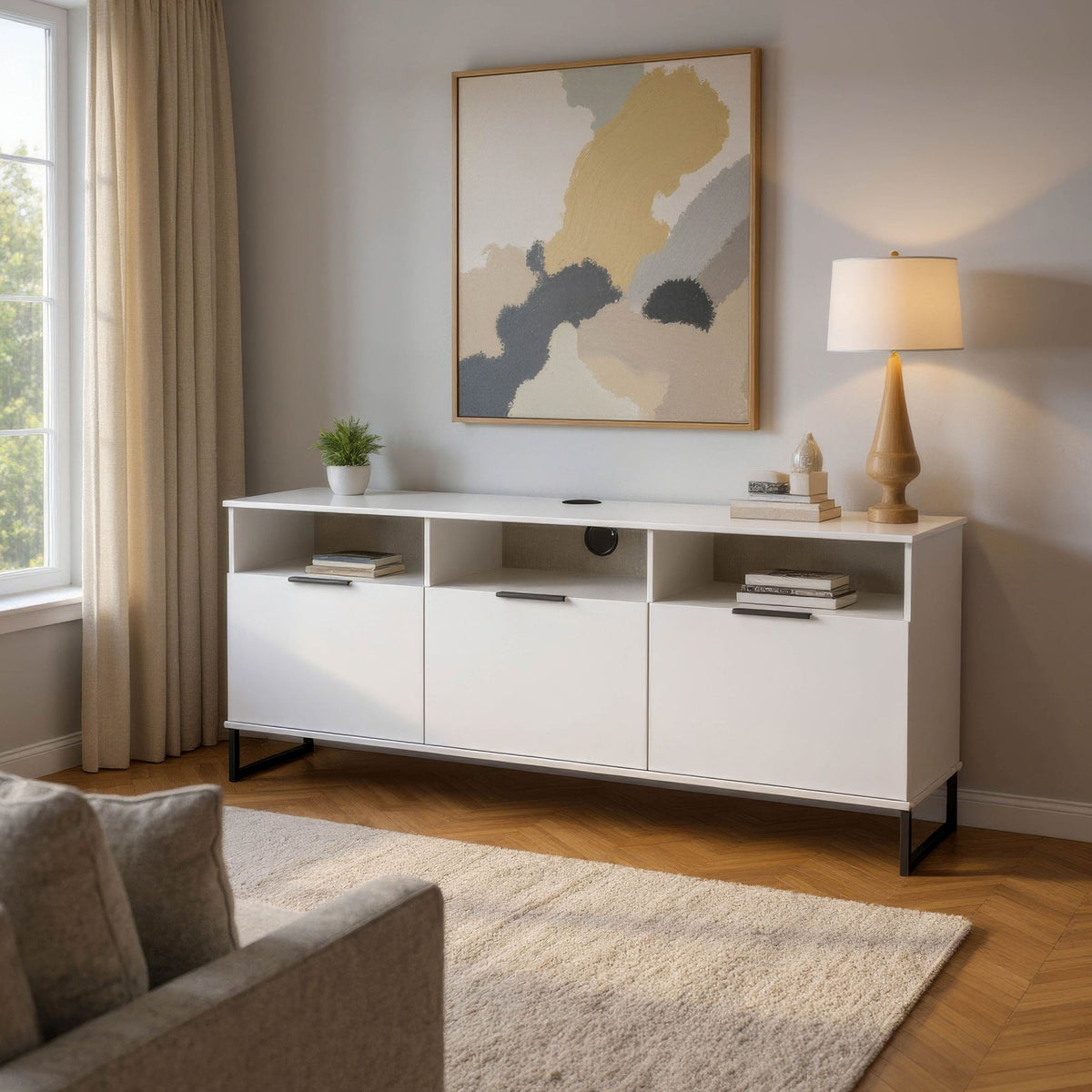 Ashbourne Drop Down TV Unit