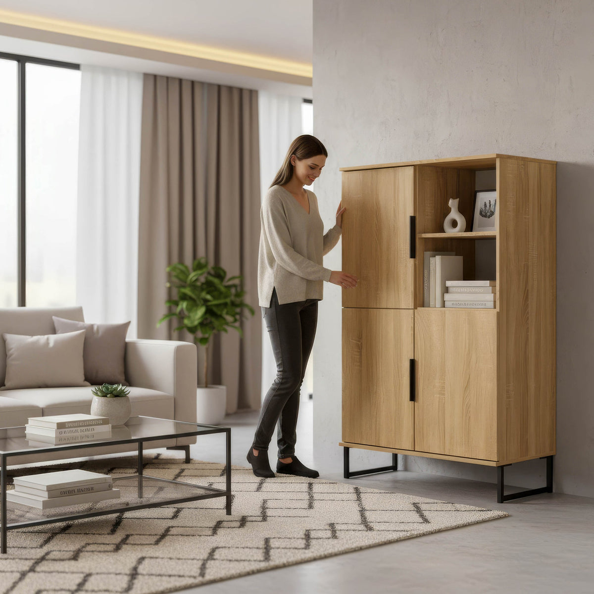 Ashbourne 3 Door Cabinet