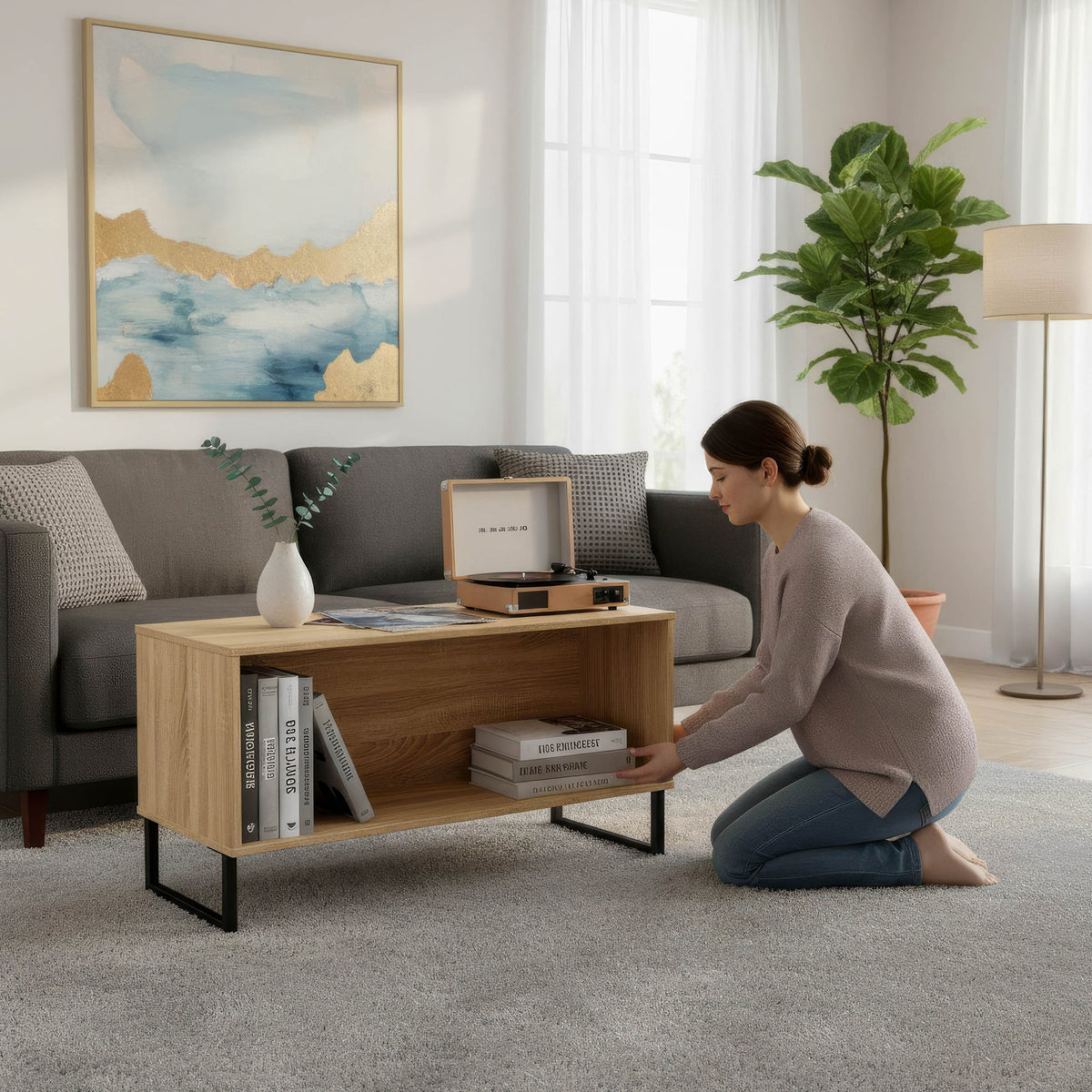 Ashbourne Recessed Coffee Table