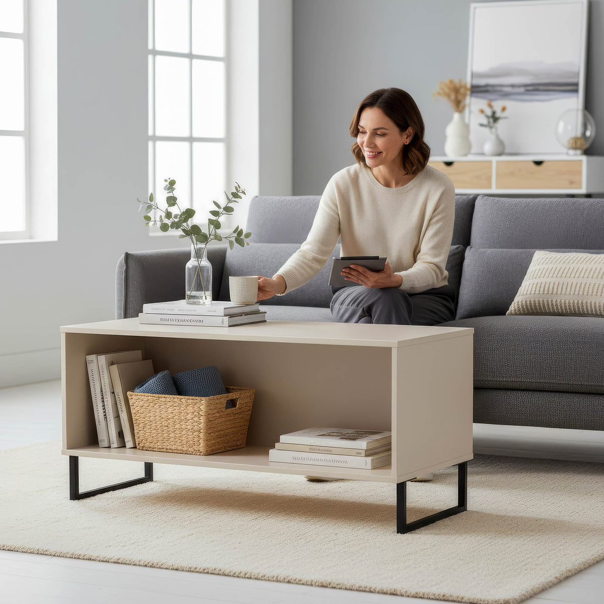 Ashbourne Recessed Coffee Table