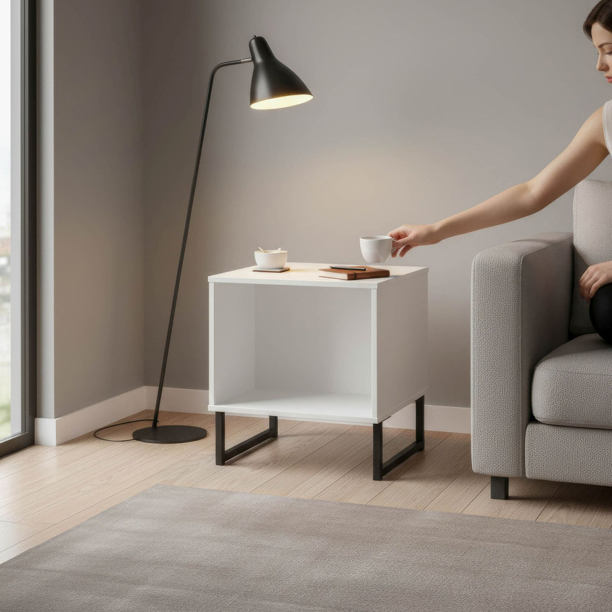 Ashbourne Recessed Side Table