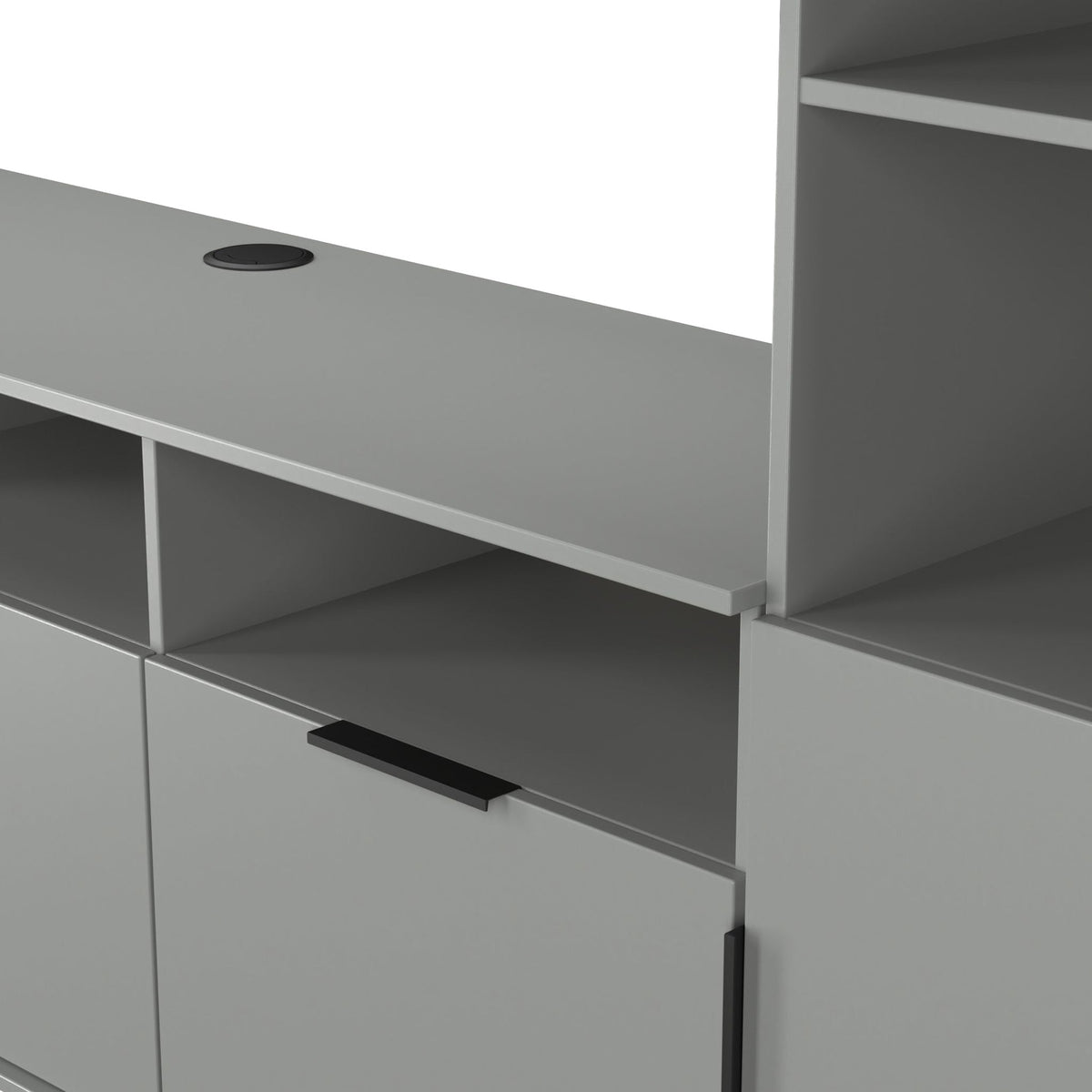 Ashbourne Media Wall TV Unit with Overhead Storage