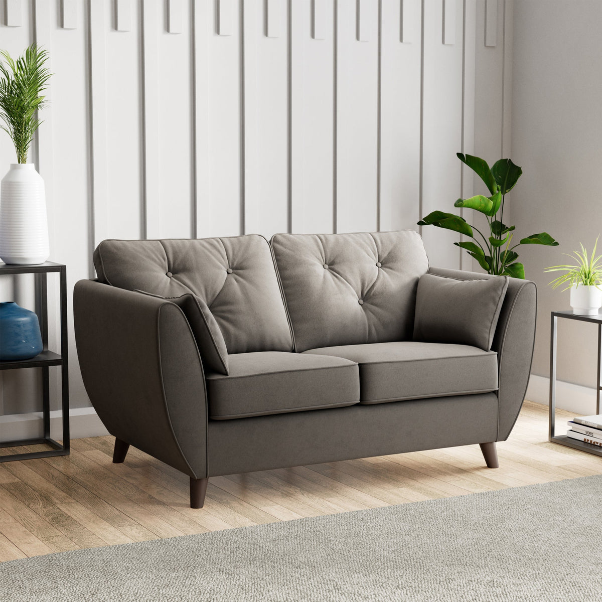 Edison Velvet 2 Seater Sofa