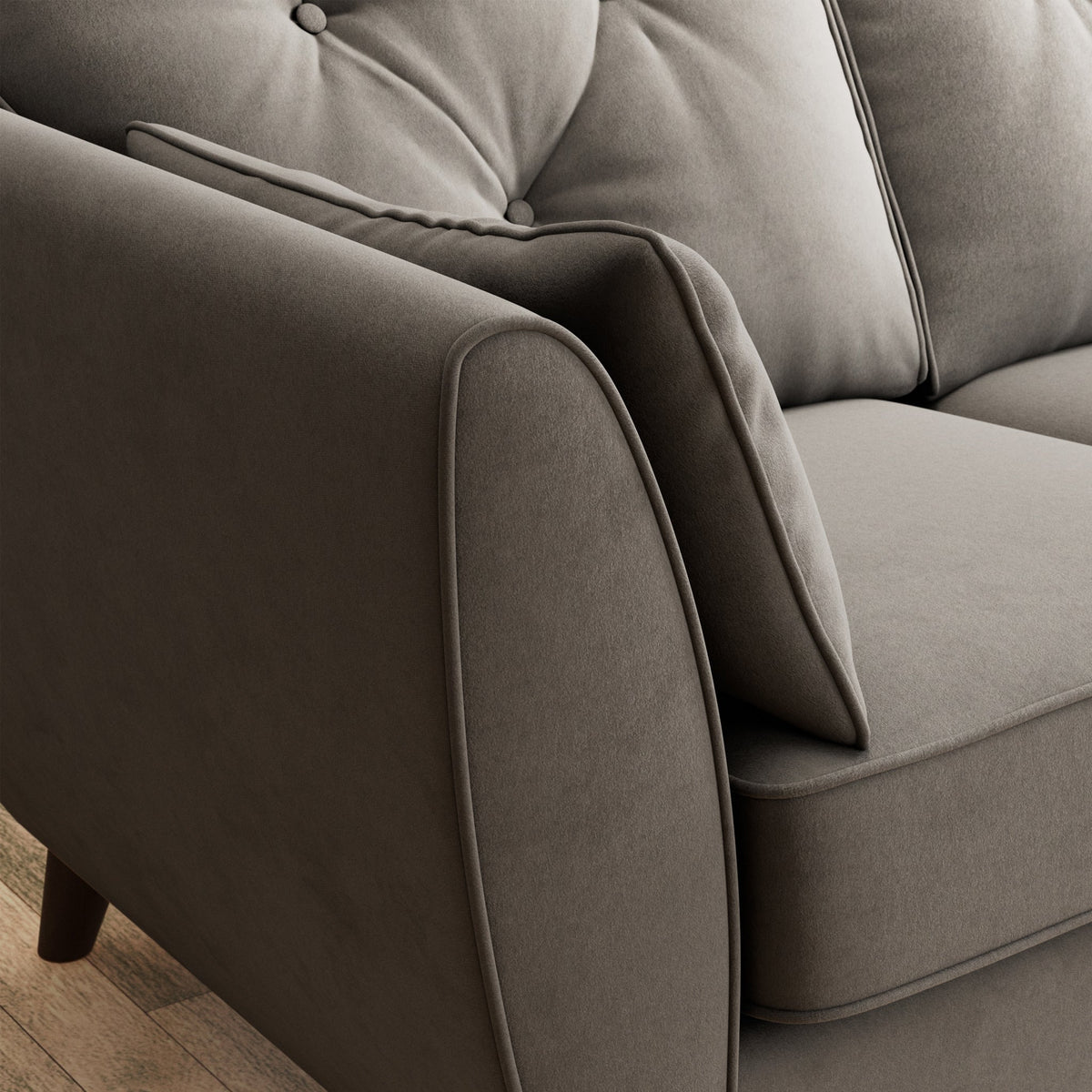 Edison Velvet 2 Seater Sofa