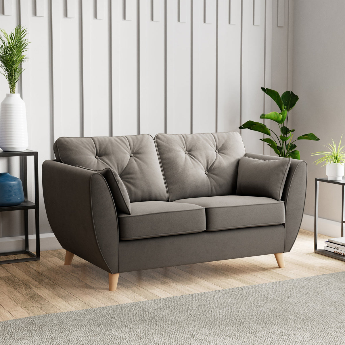 Edison Velvet 2 Seater Sofa