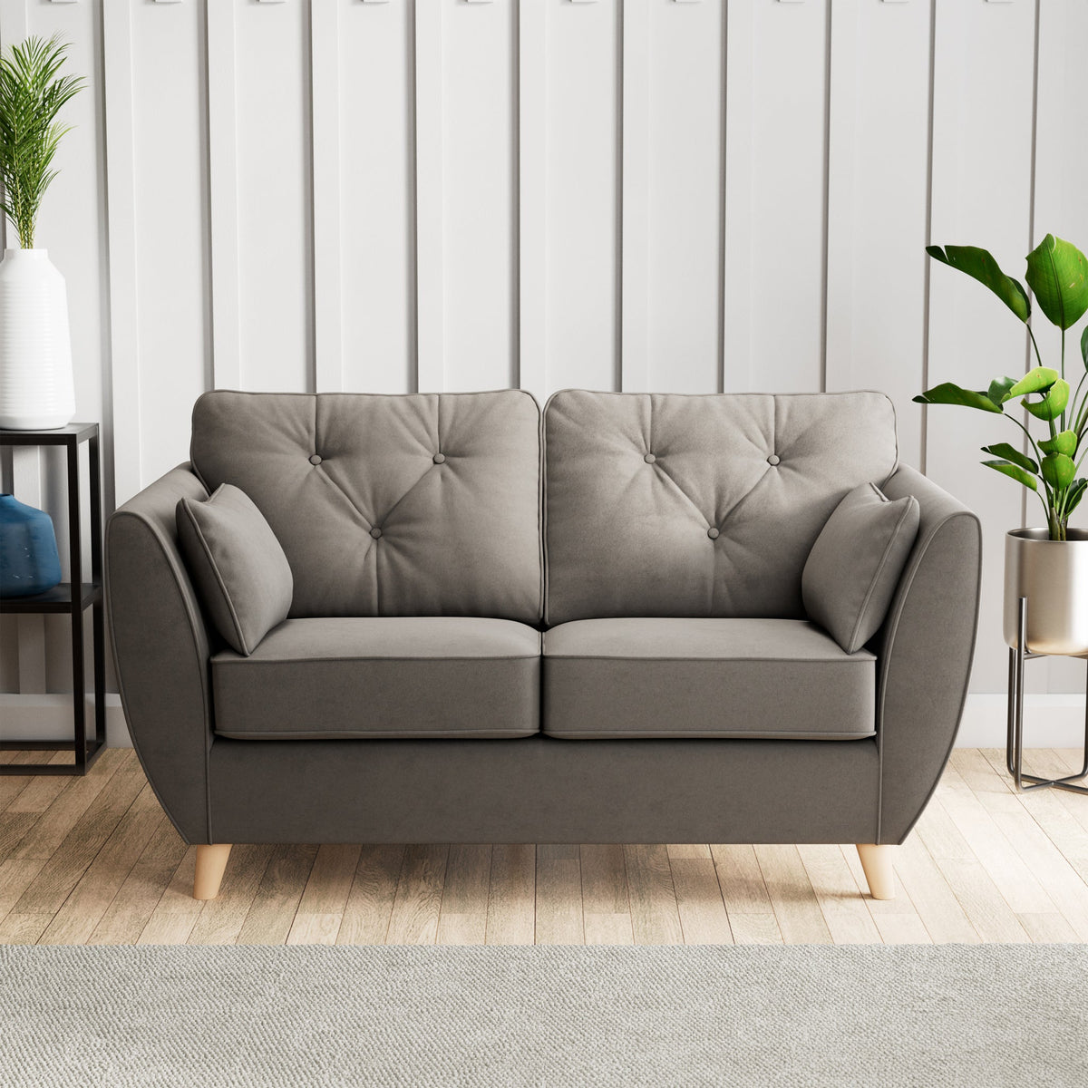 Edison Velvet 2 Seater Sofa