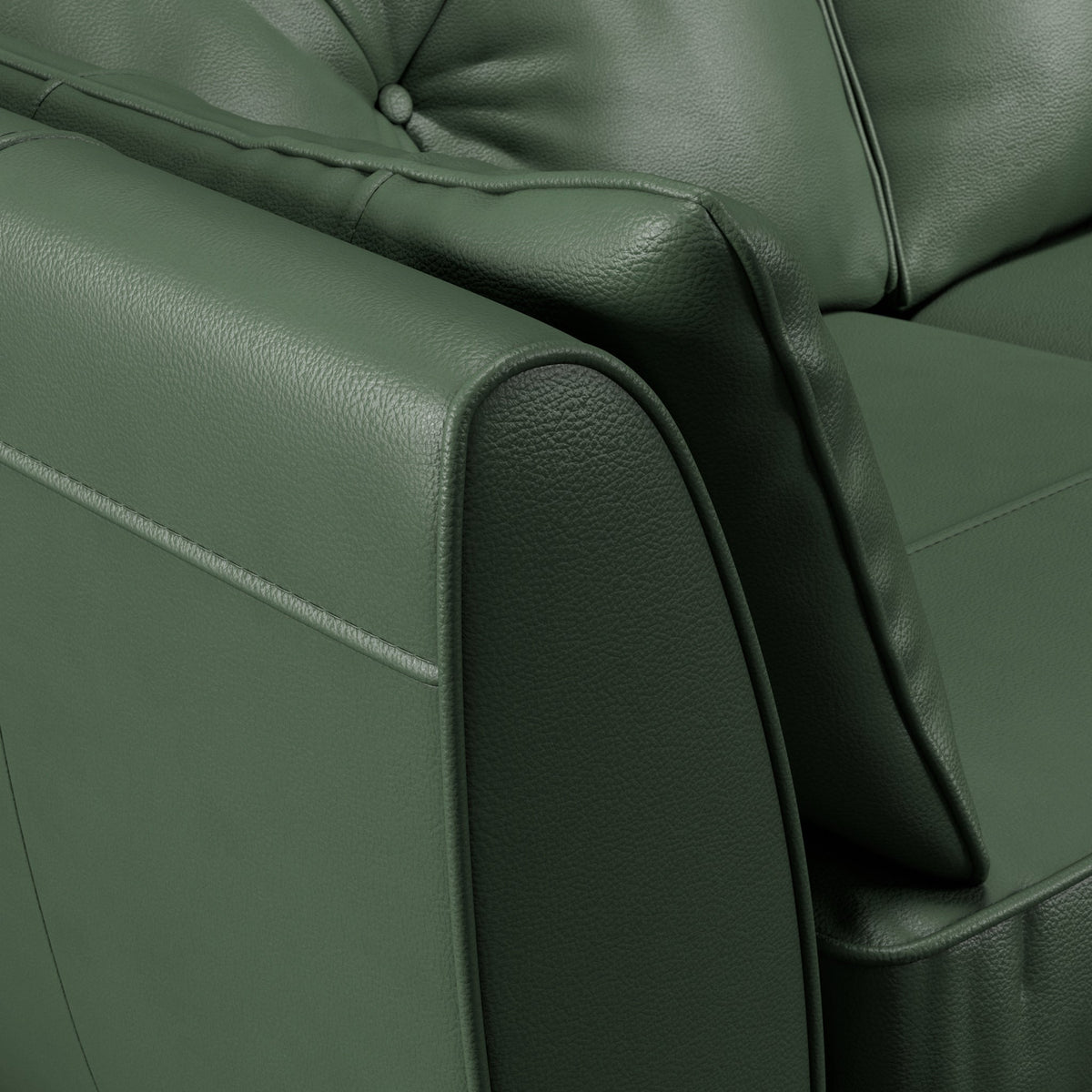 Edison Leather Chaise Sofa