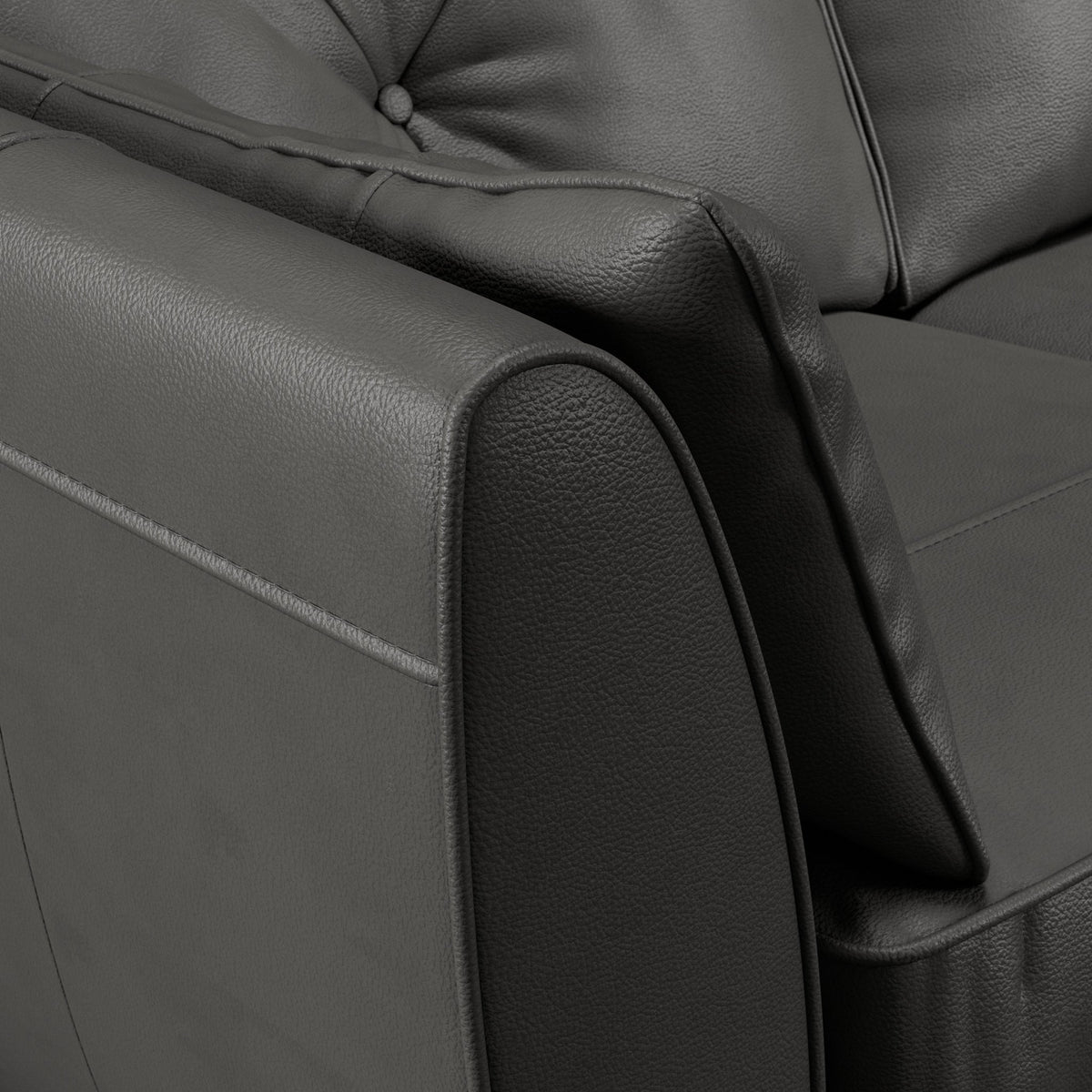 Edison Leather Chaise Sofa