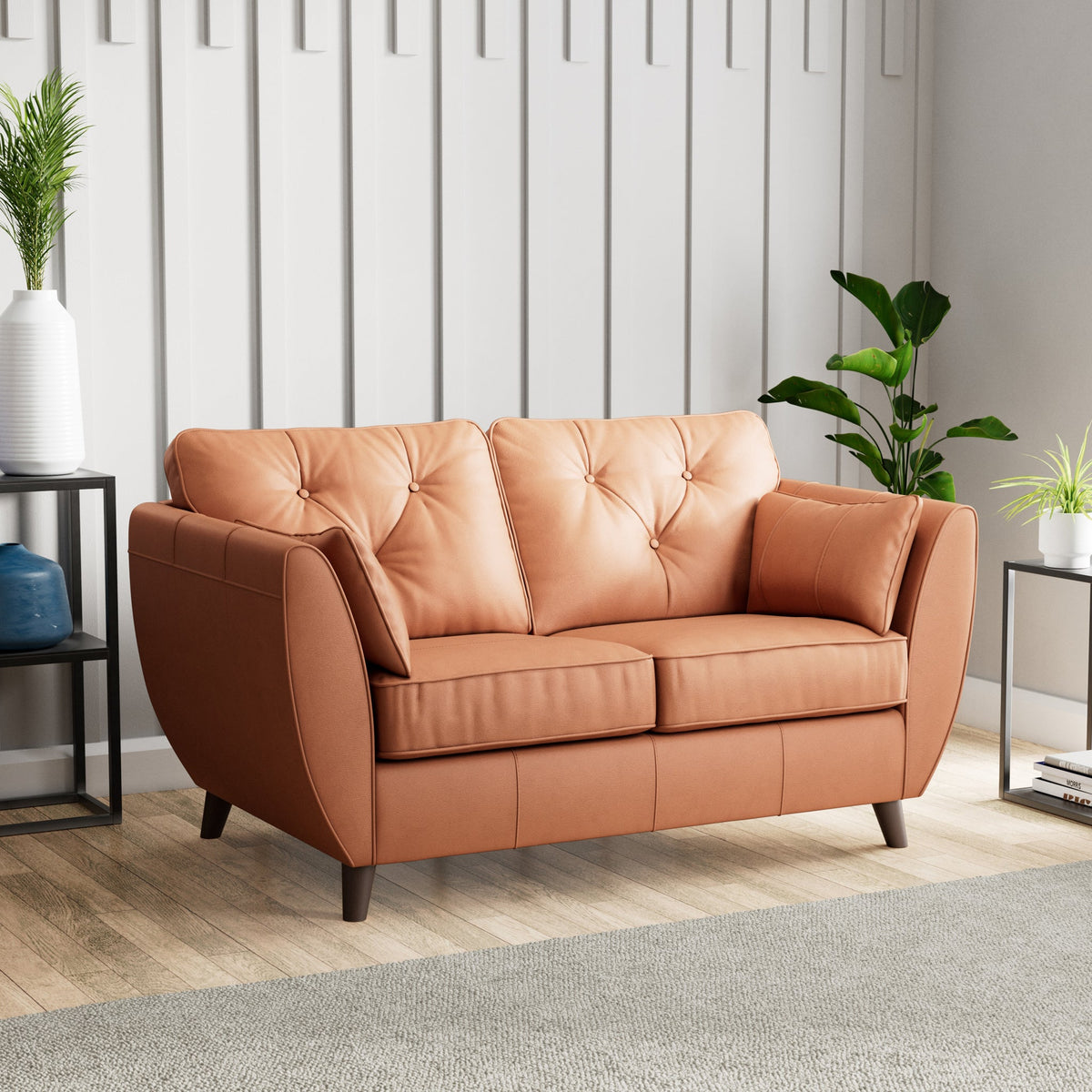 Edison Leather 2 Seater Sofa