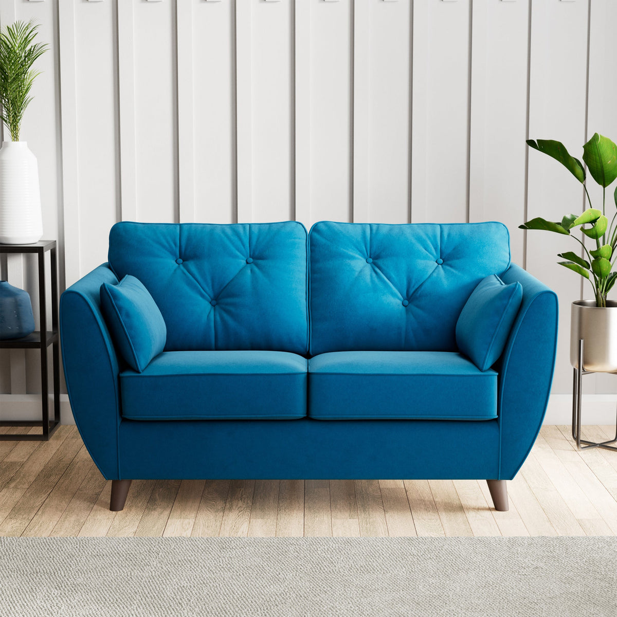 Edison Velvet 2 Seater Sofa