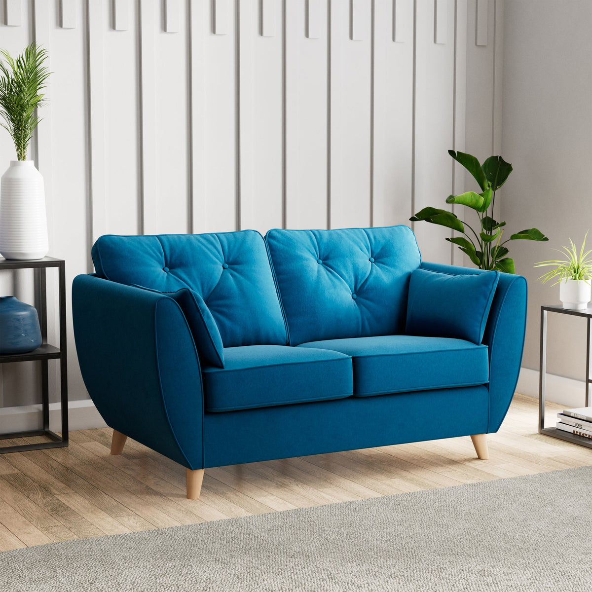 Edison Velvet 2 Seater Sofa