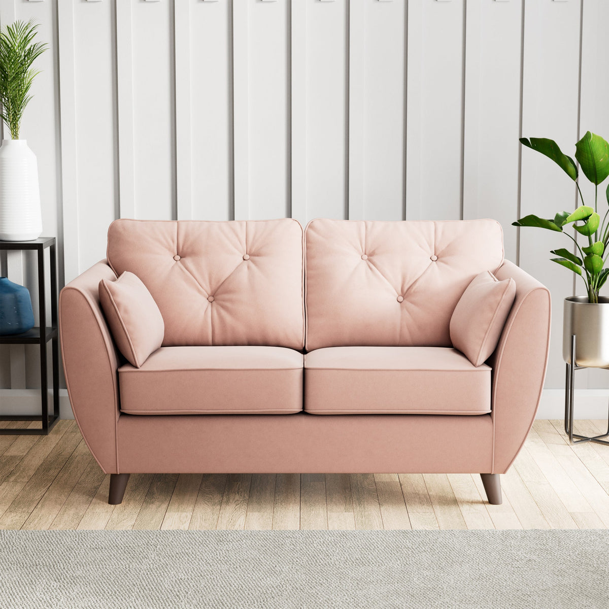 Edison Velvet 2 Seater Sofa