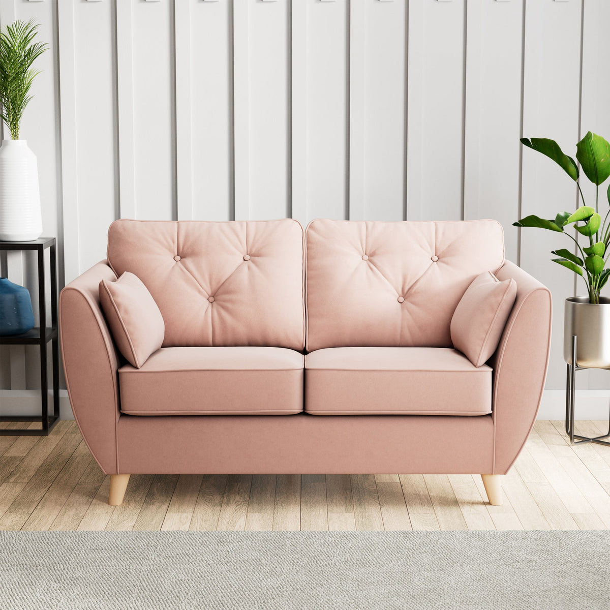 Edison Velvet 2 Seater Sofa
