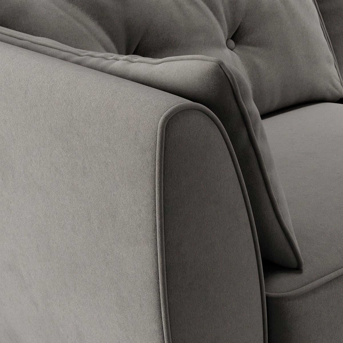 Edison Velvet Snuggler Chair