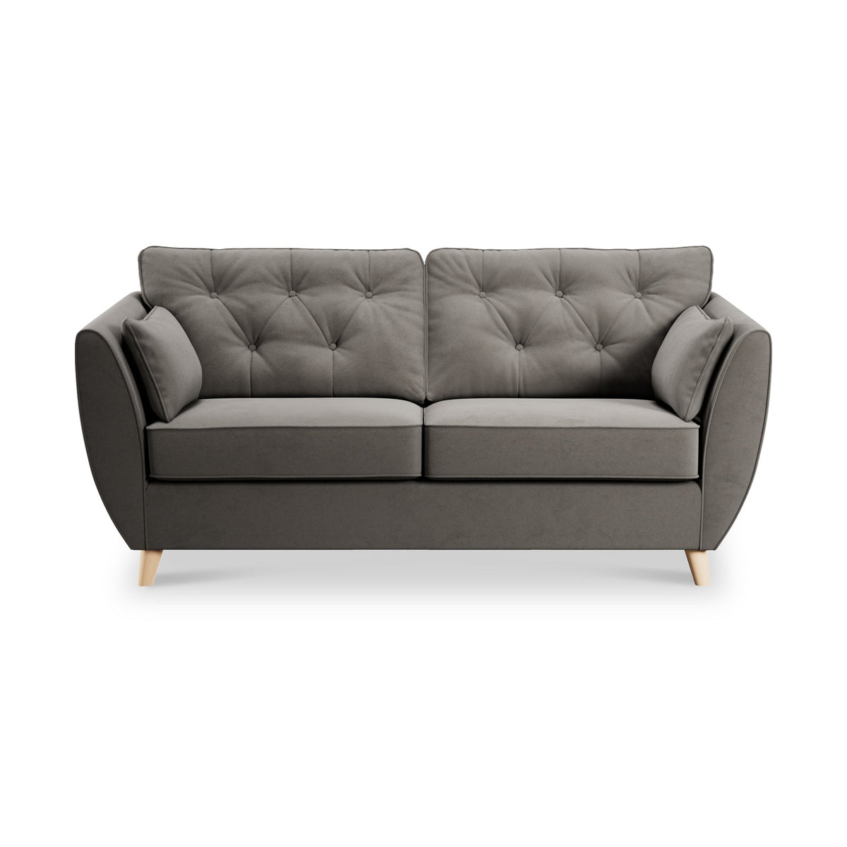 Edison Velvet 3 Seater Sofa