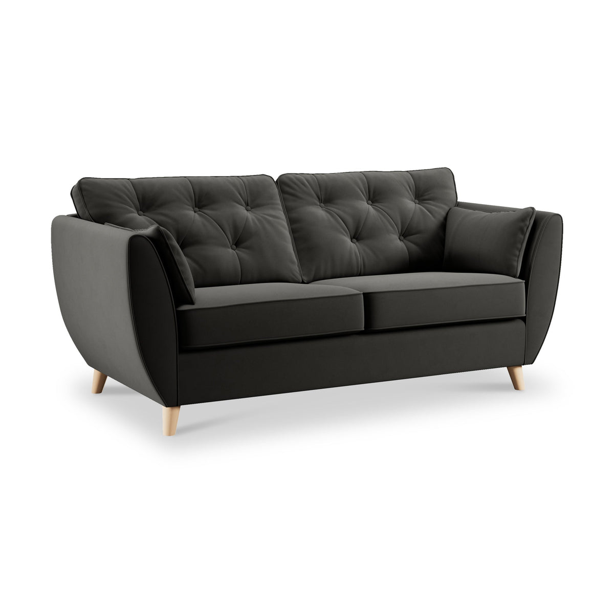 Edison Velvet 3 Seater Sofa