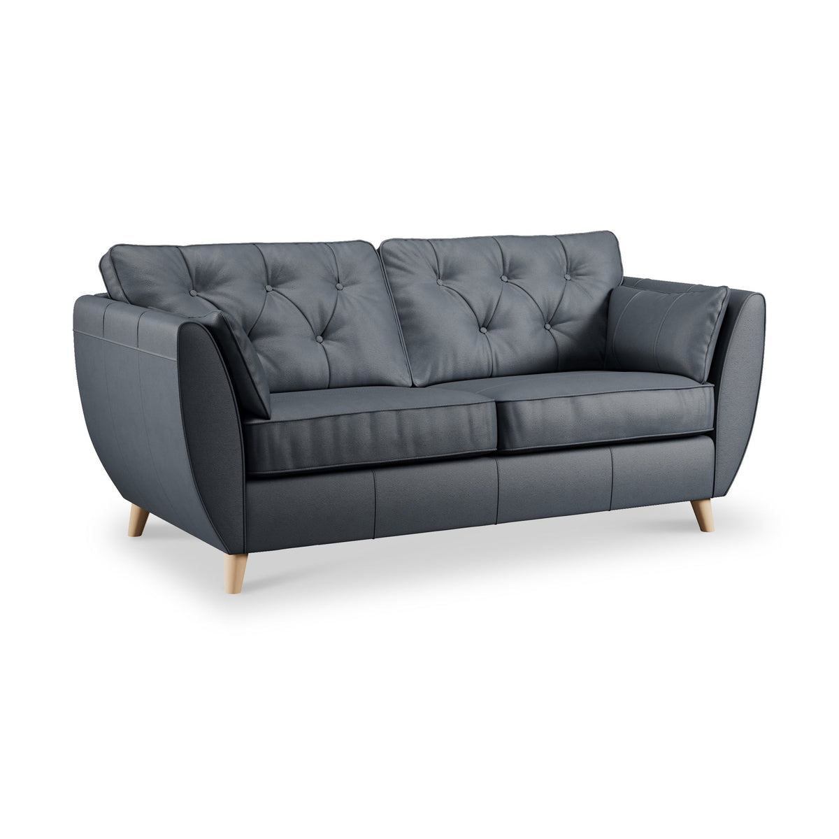 Edison Leather 3 Seater Sofa