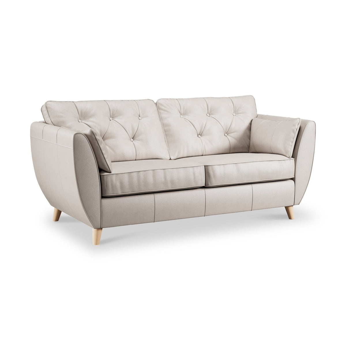 Edison Leather 3 Seater Sofa