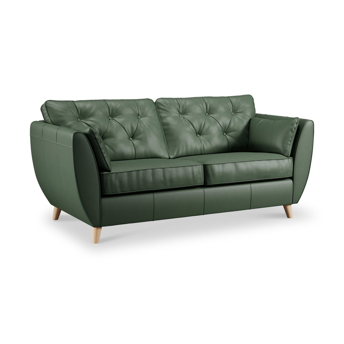 Edison Leather 3 Seater Sofa
