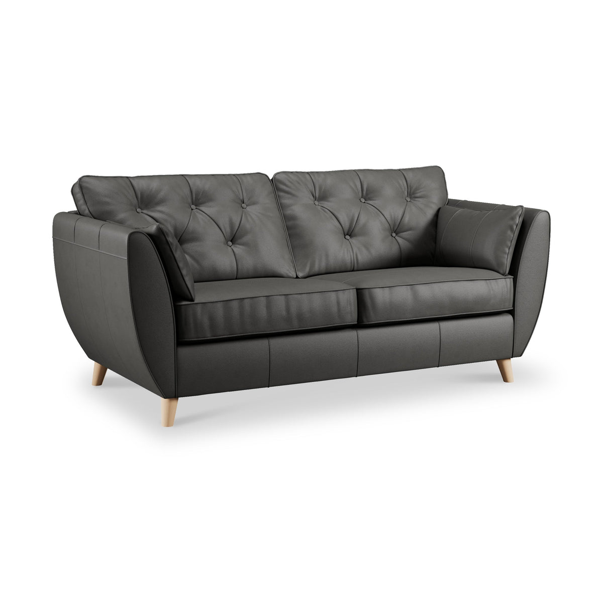 Edison Leather 3 Seater Sofa