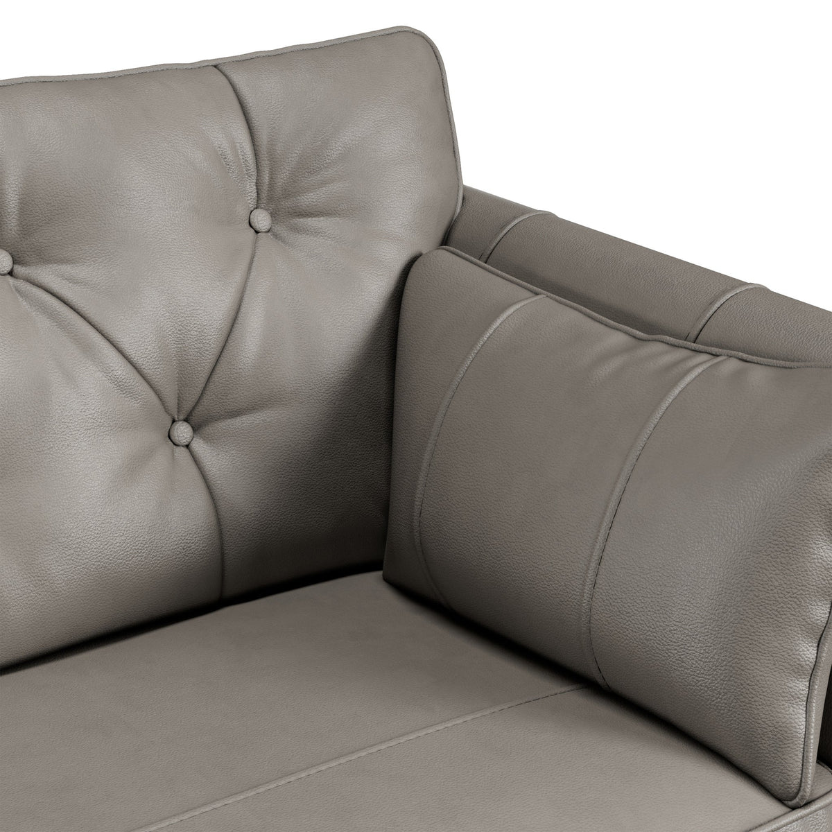 Edison Leather 3 Seater Sofa