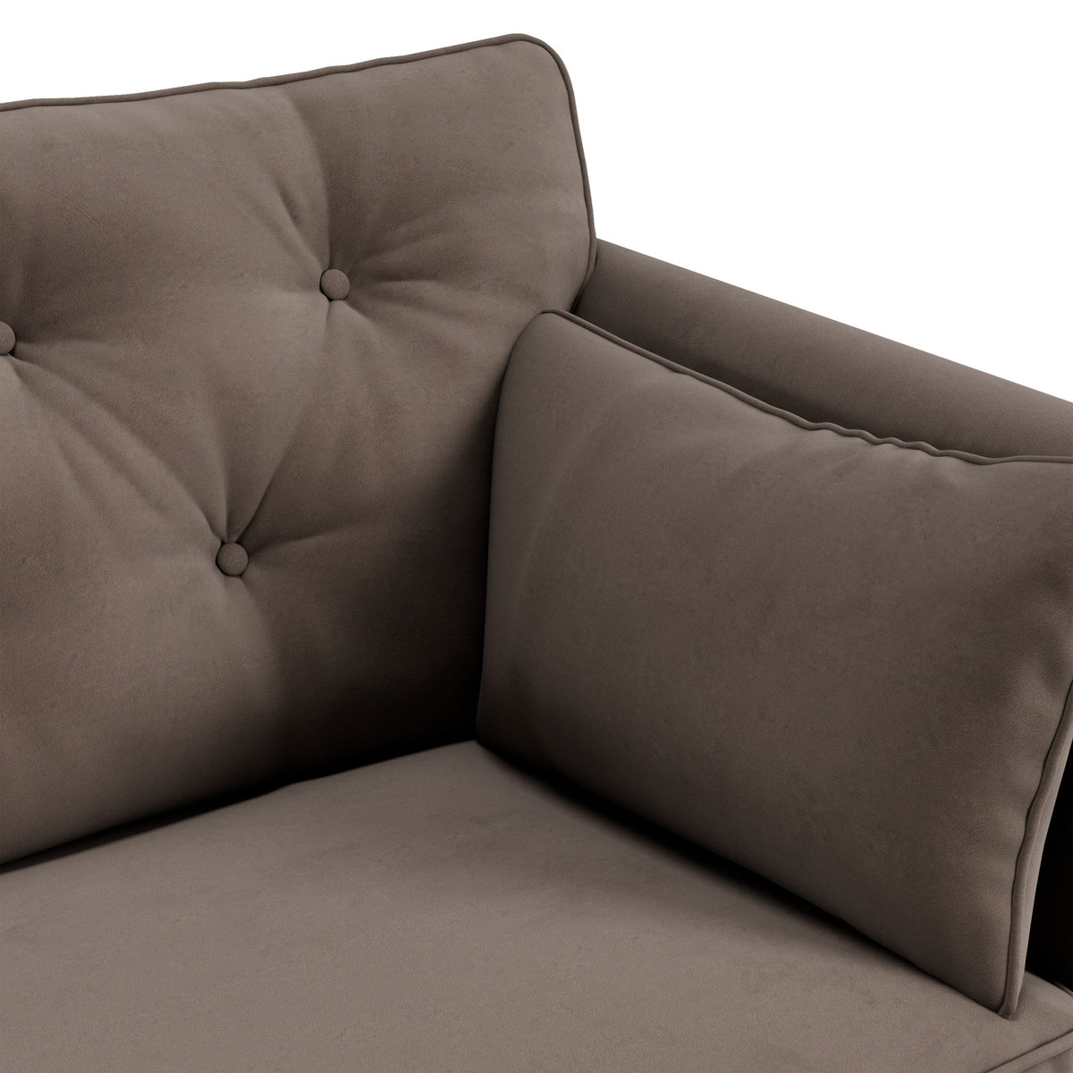 Edison Velvet 3 Seater Sofa